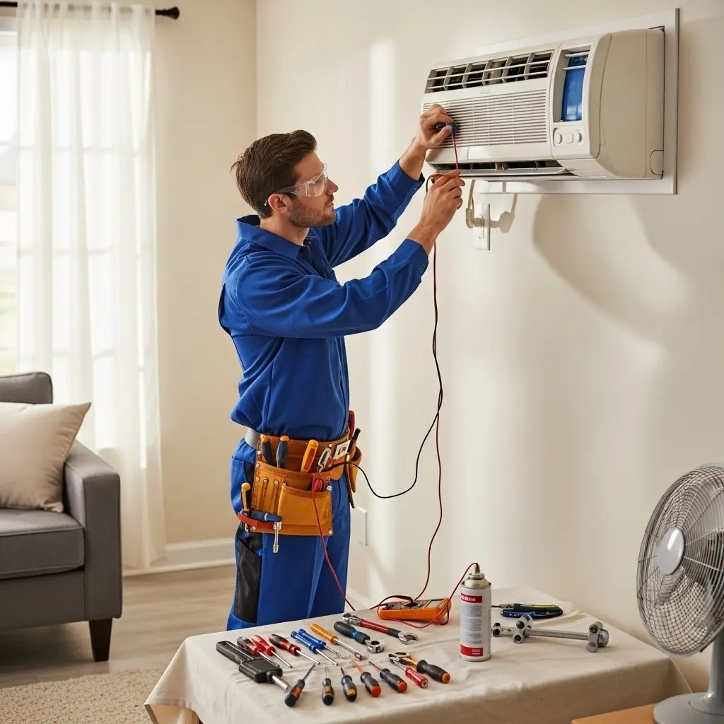 Yenimahalle Smeg Smeg klima gaz dolumu ve bakım – Enerji verimliliği artırıldı. - Teknik servis örneği
